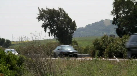 Busy highway Stock Footage 694148