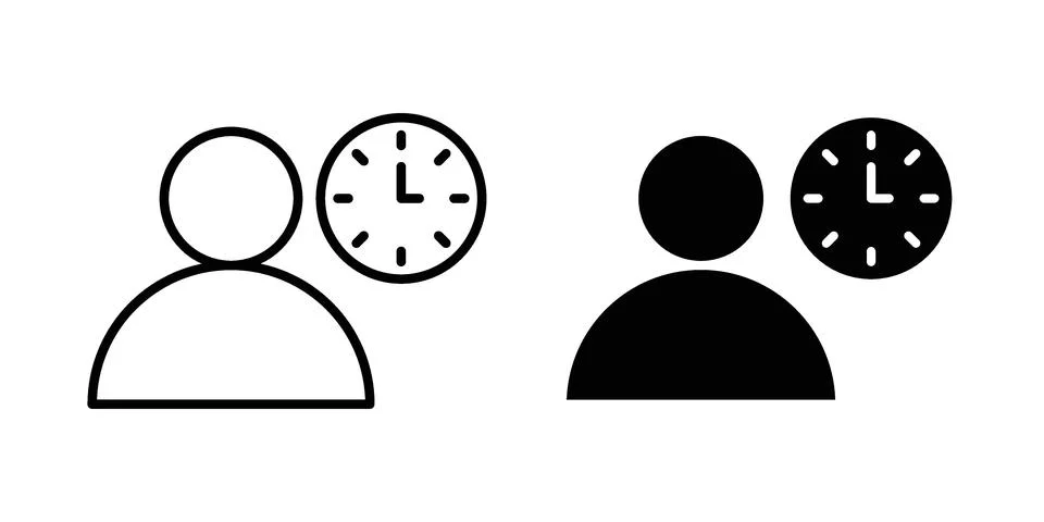 Busy icon concept. best for web design Stock Illustration