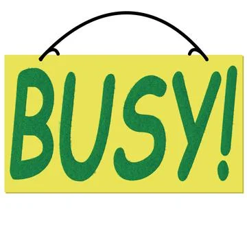 Busy Stock Illustration