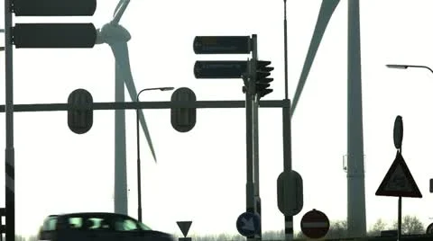 Busy Intersection Stock Footage 21104134