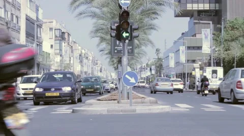 Busy Intersection Stock Footage 44188370