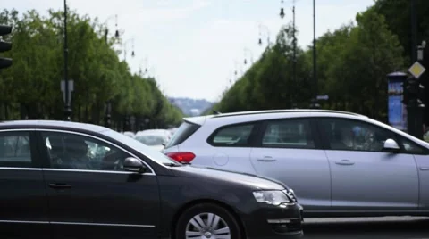 Busy Intersection Stock Footage 51802940