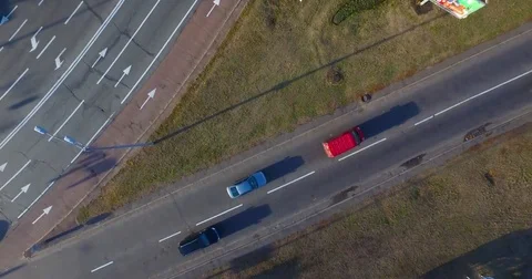 Busy intersection Stock Footage 71410469