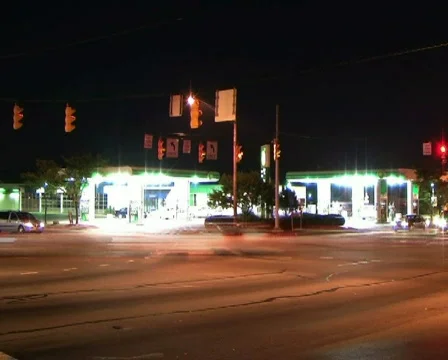 Busy Intersection Time Lapse 動画素材 135211