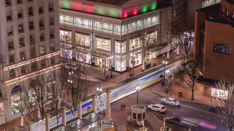 Busy intersection Time Lapse. Stock Footage 99526605