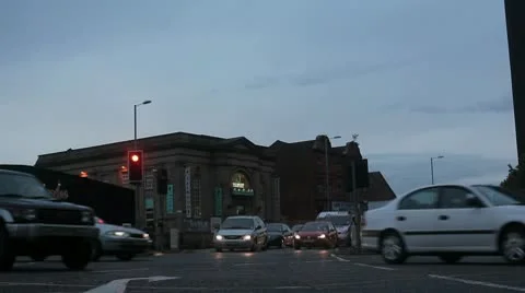 Busy Junction HD File Stock Footage 10682604