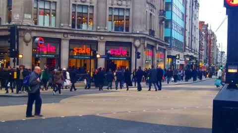 Busy Junction Timelapse Vídeo Stock 10599762