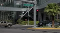 Busy Las Vegas Strip, Boulevard Street Sign Green Red Traffic Light Road Symbol HD Footage