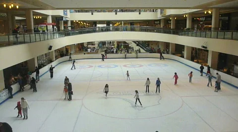 Busy Mall Time Lapse Stock Footage 661776