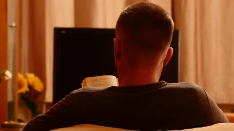 Busy man in chair. Sequence of many things timelapse.Tourette's syndrome Stock Footage 46511986