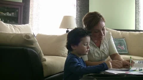 Busy Mother Stock Footage 8953135
