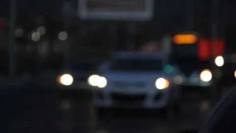Busy night highway Video stock 1056540