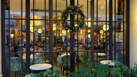 Busy Restaurant 스톡 동영상 227976805