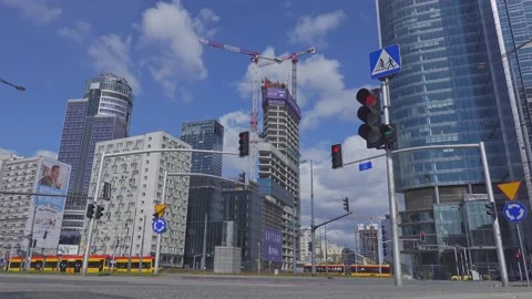 Busy roundabout Stock Footage 155025063