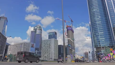 Busy roundabout Stock Footage 155025153