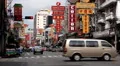 Busy street in China Town in Bangkok, Thailand HD Footage