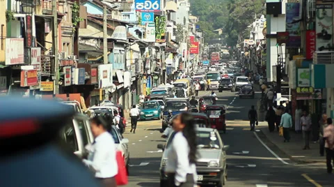 Busy street Vídeo Stock 36356001