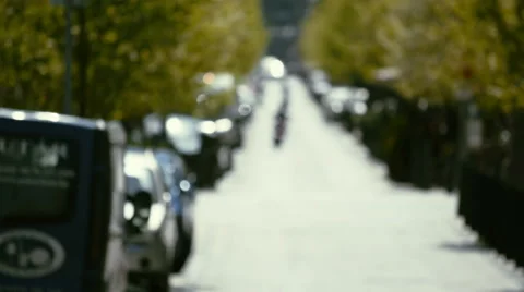 Busy Street Stock Footage 49287874