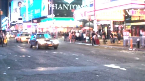 Busy street Stock Footage 99747323