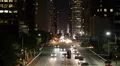 Busy Street Los Angeles Downtown LA Crowded Road Commuter Commute Cars Rush Hour HD Footage