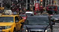 Busy Street New York City Yellow Cab Taxi Times Square Manhattan Car Traffic NYC HD Footage