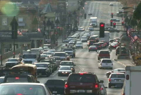 Busy Street Time Lapse 1 Stock-Footage 282964