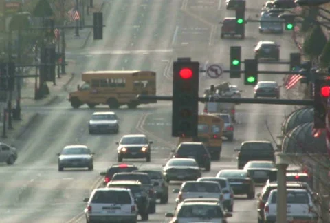 Busy Street Time Lapse 2 Stock Footage 282967