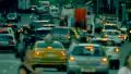 Busy street traffic anonymous cars pedestrians commute New York City NYC 4k or 4k+ Resolution