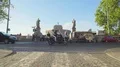 Busy street traffic near Castel Sant Angelo in Rome, urban life, transportation 4k or 4k+ Resolution