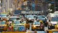 Busy street traffic in New York City 4k or 4k+ Resolution
