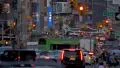 Busy street traffic rush hour jammed cars Manhattan Chinatown New York City NYC 4k or 4k+ Resolution
