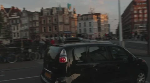 Busy Streets of Amsterdam Stock-Footage 64825882