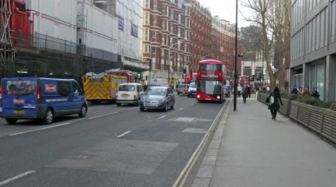 The busy streets of the London Stock Footage 47763192