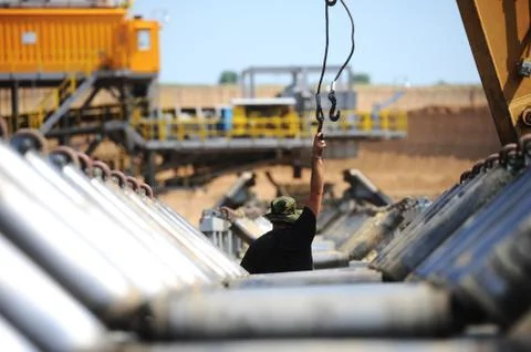 Busy surface mine 写真素材