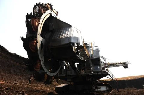 Busy surface mine Stock Photos