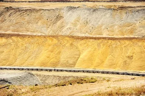Busy surface mine Stock Photos