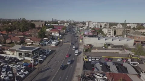 Busy Sydney traffic Stock Footage 168359188