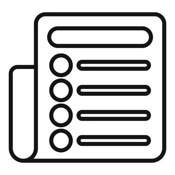 Busy task schedule icon outline vector. Event person Illustrazione stock