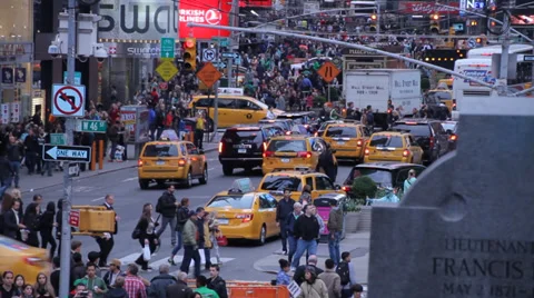 Busy Times Square Vídeo Stock 39768453