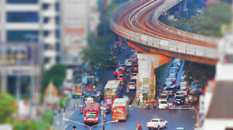 Busy traffic in the city 動画素材 26301649