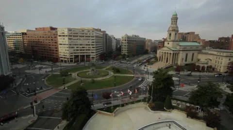 Busy Traffic in D.C. Vídeos de archivo 33224361
