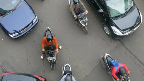 Busy Traffic Stock Footage 157688031