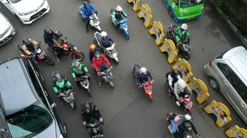 Busy Traffic Stock Footage 157688074