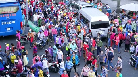 Busy traffic rush hours Stock Footage 146941939