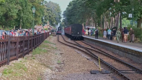A busy train station Stock-Footage 250418672
