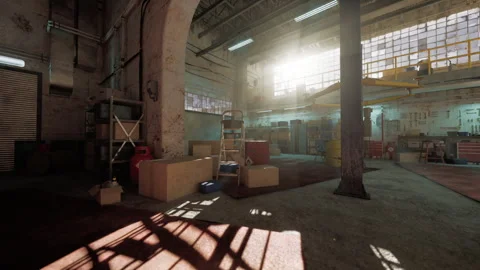Busy Warehouse With Boxes Everywhere Stock Footage 284644390
