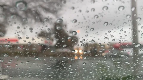 Busy wet road Stock Footage 126199136