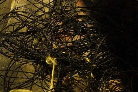 Busy wire Stock Photos