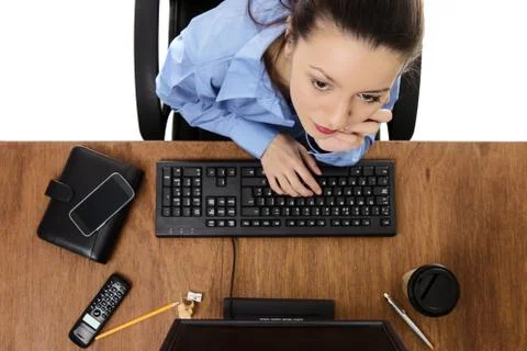 Busy at work Foto stock