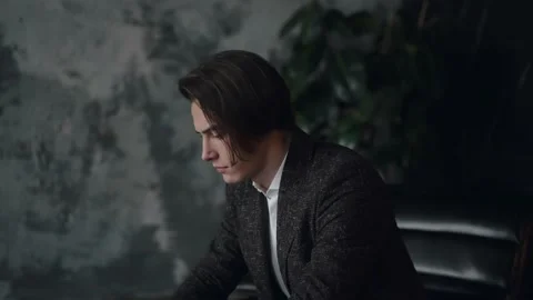 Busy worker freelancer working on modern tech notebook device. Stock Footage 168677073